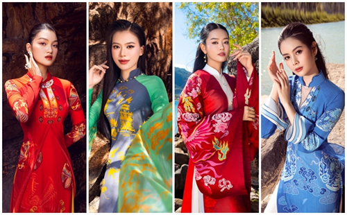 Top 40 thí sinh Miss World Vietnam khoe sắc trong tà áo dài trước đêm chung kết