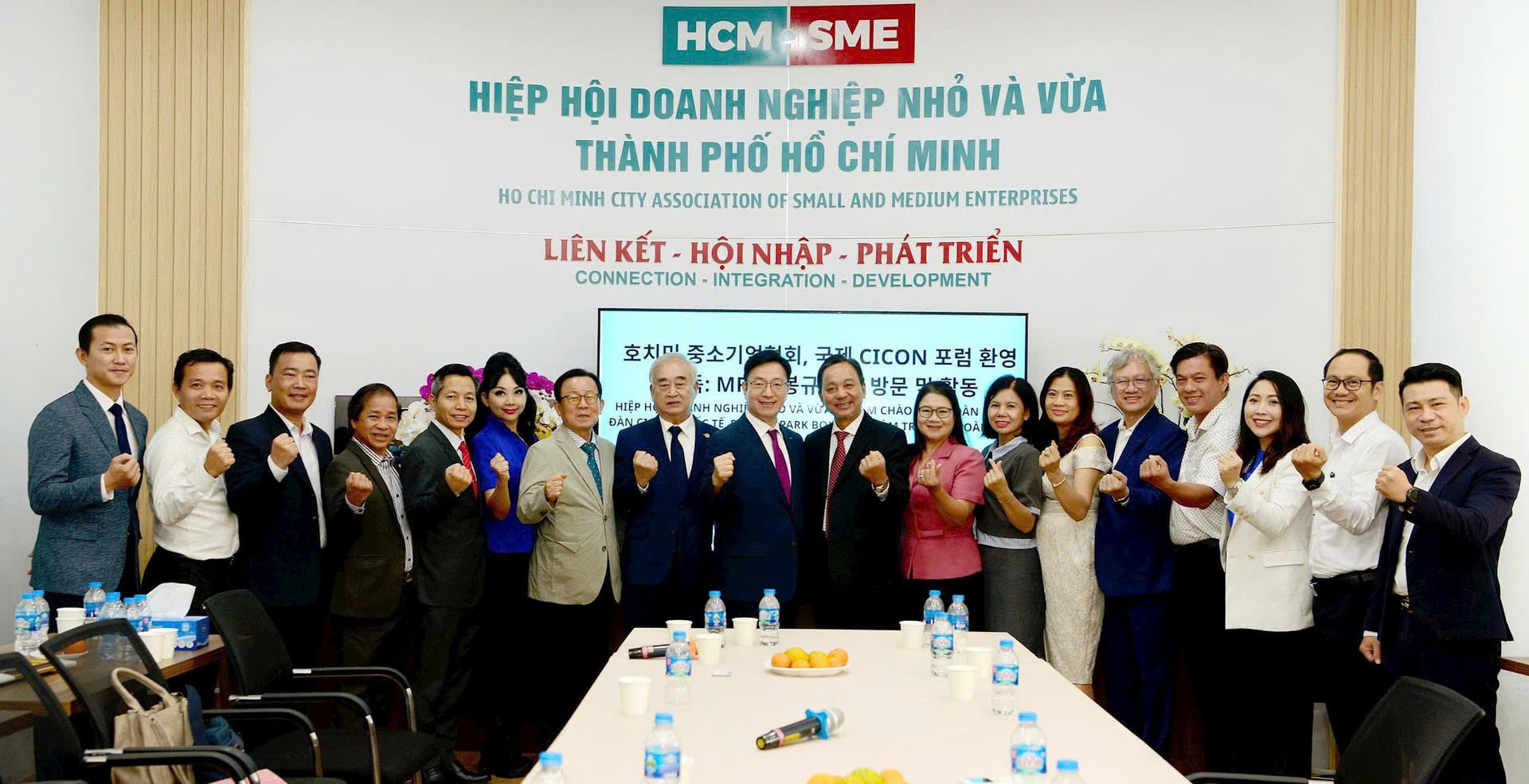 HCM-SME . DẤU ẤN LỚN TỪ BUỔI LÀM VIỆC VỚI DIỄN ĐÀN CICON HÀN QUỐC