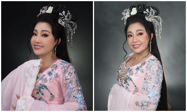 Thoại Mỹ hát cải lương trong 'Phấn hoa màu son' của H-Kray