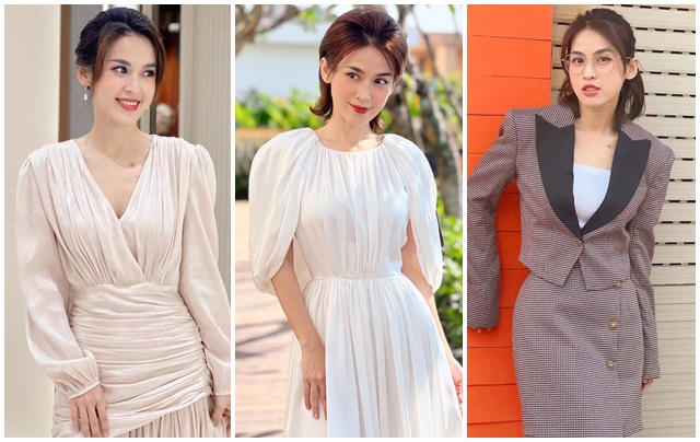 Cách mix đồ công sở không cứng nhắc của Tú Vi