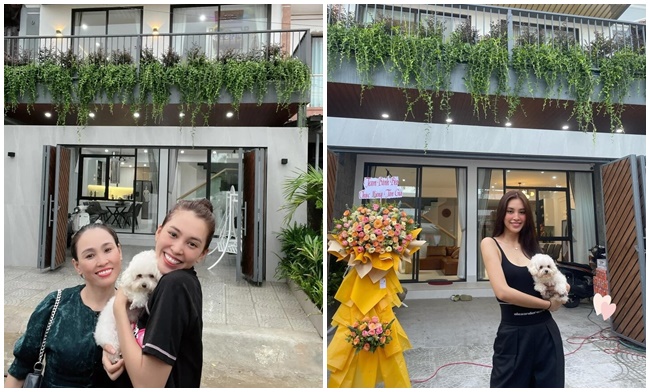 Hoa hậu Tiểu Vy khoe cận cảnh căn nhà mua tặng bố mẹ	