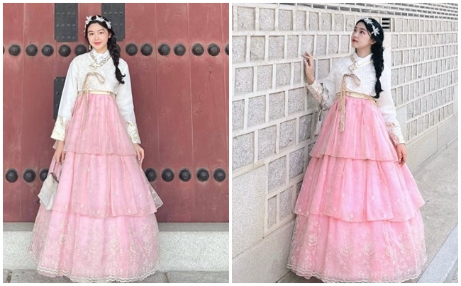 Con gái Quyền Linh diện hanbok, khoe sắc ngọt lịm ở Hàn Quốc