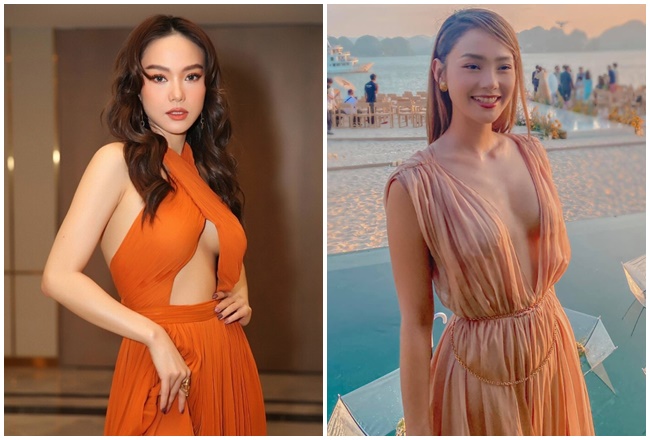 Thời trang 'thả rông' hở chân ngực của Minh Hằng